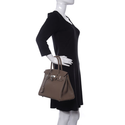 Hermes Togo Birkin 30 Etoupe 2 of 11