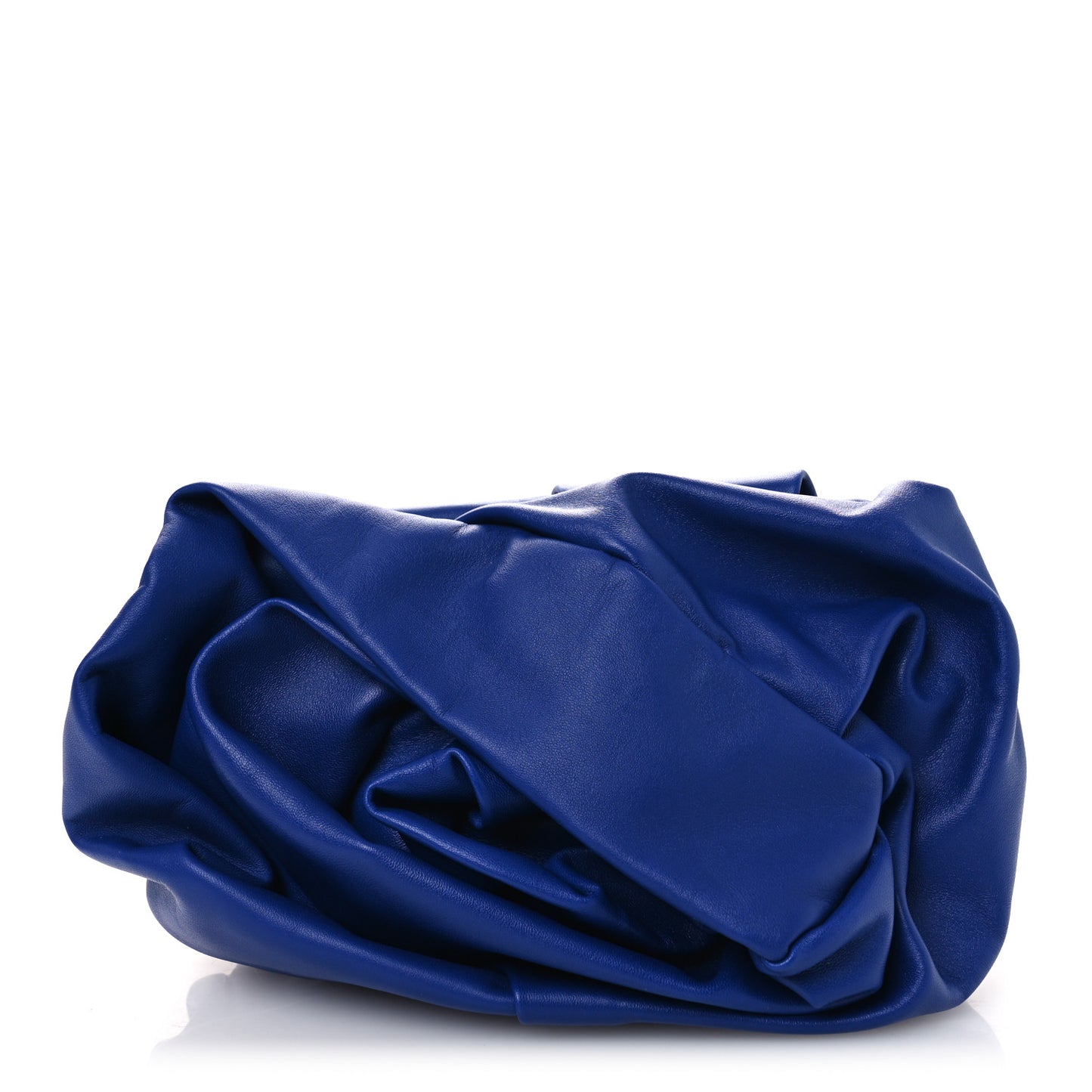 Smooth Calfskin Rose Clutch Knight
