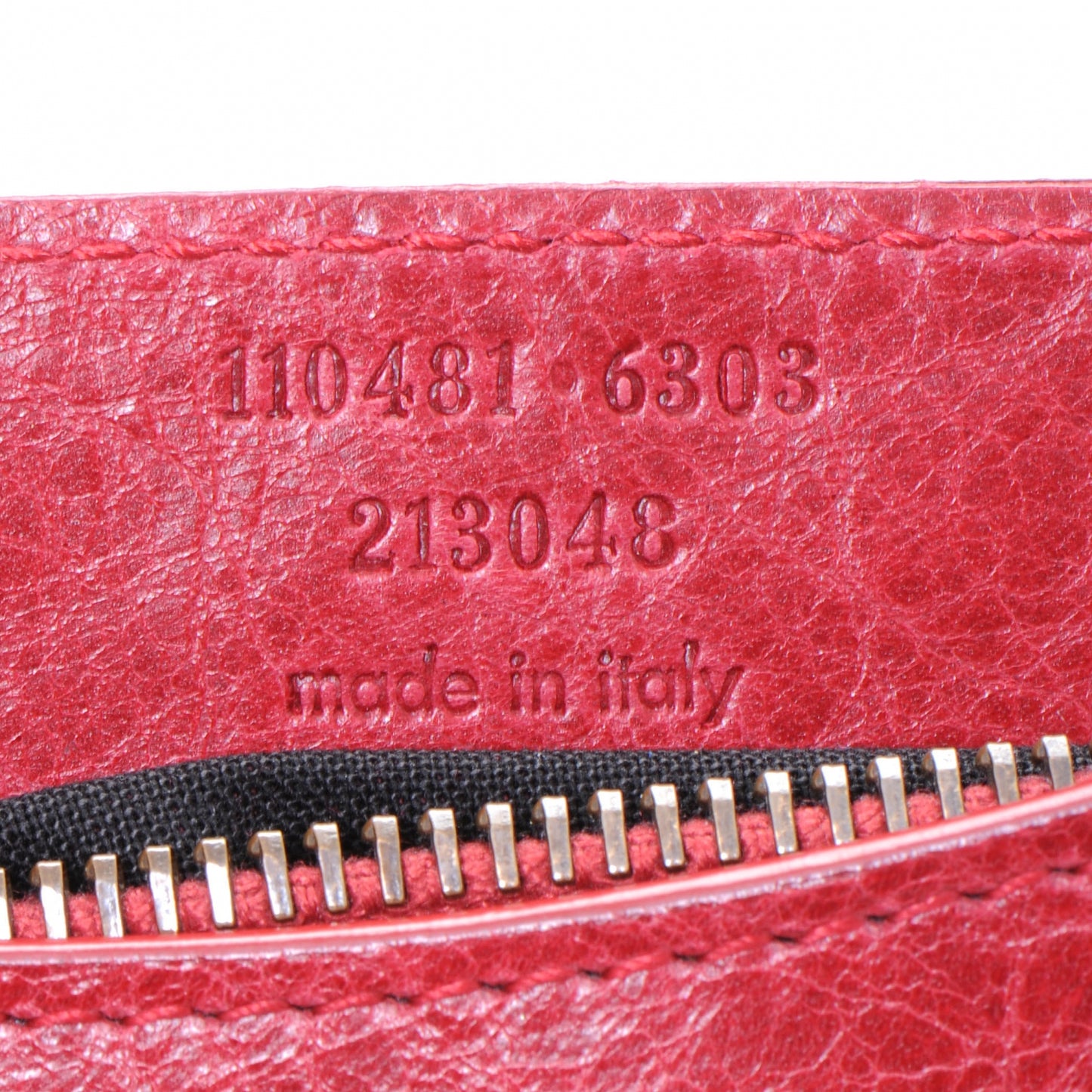Chevre Porte Toilette Makeup Clutch Sang