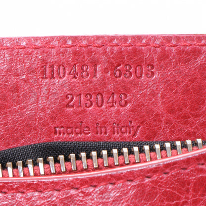Balenciaga Chevre Porte Toilette Makeup Clutch Sang 7 of 7