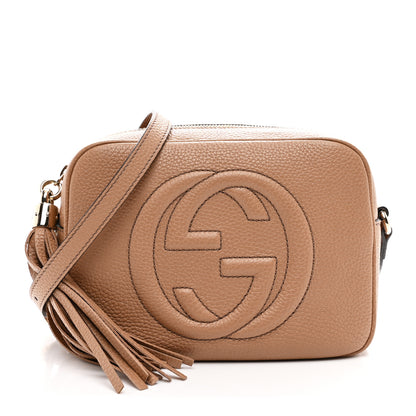 Gucci Pebbled Calfskin Small Soho Disco Bag Camelia 1 of 10
