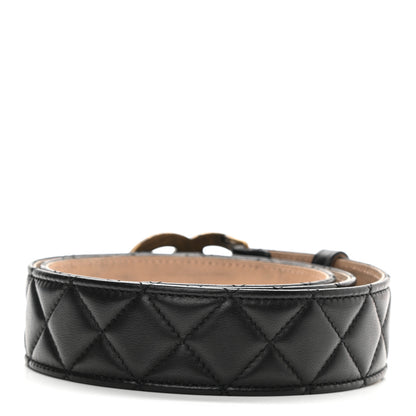 Chanel Lambskin Quilted CC Belt 90 36 Black 2 of 8