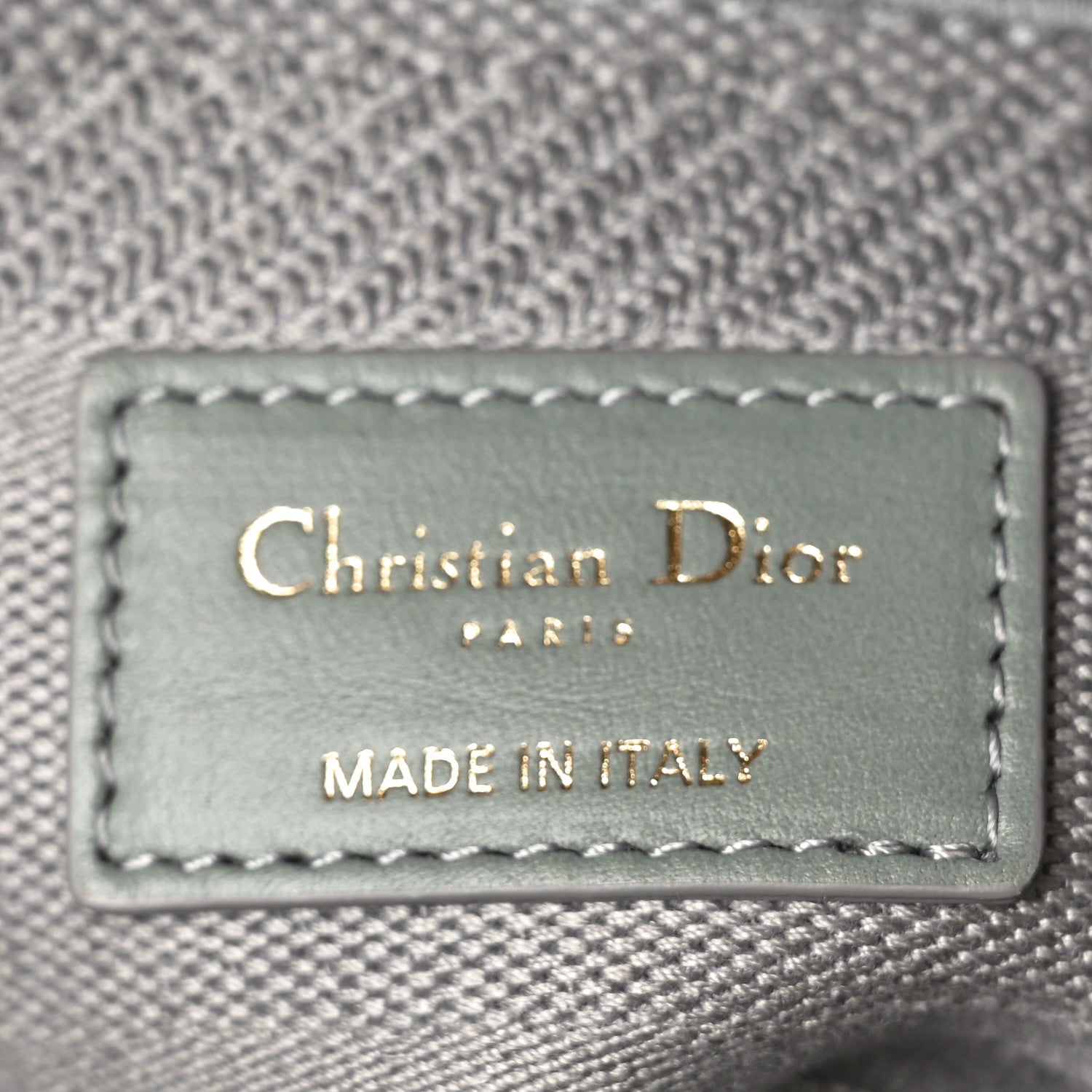 Christian Dior Canvas Embroidered Cannage Medium Lady D-Lite Gray 6 of 13