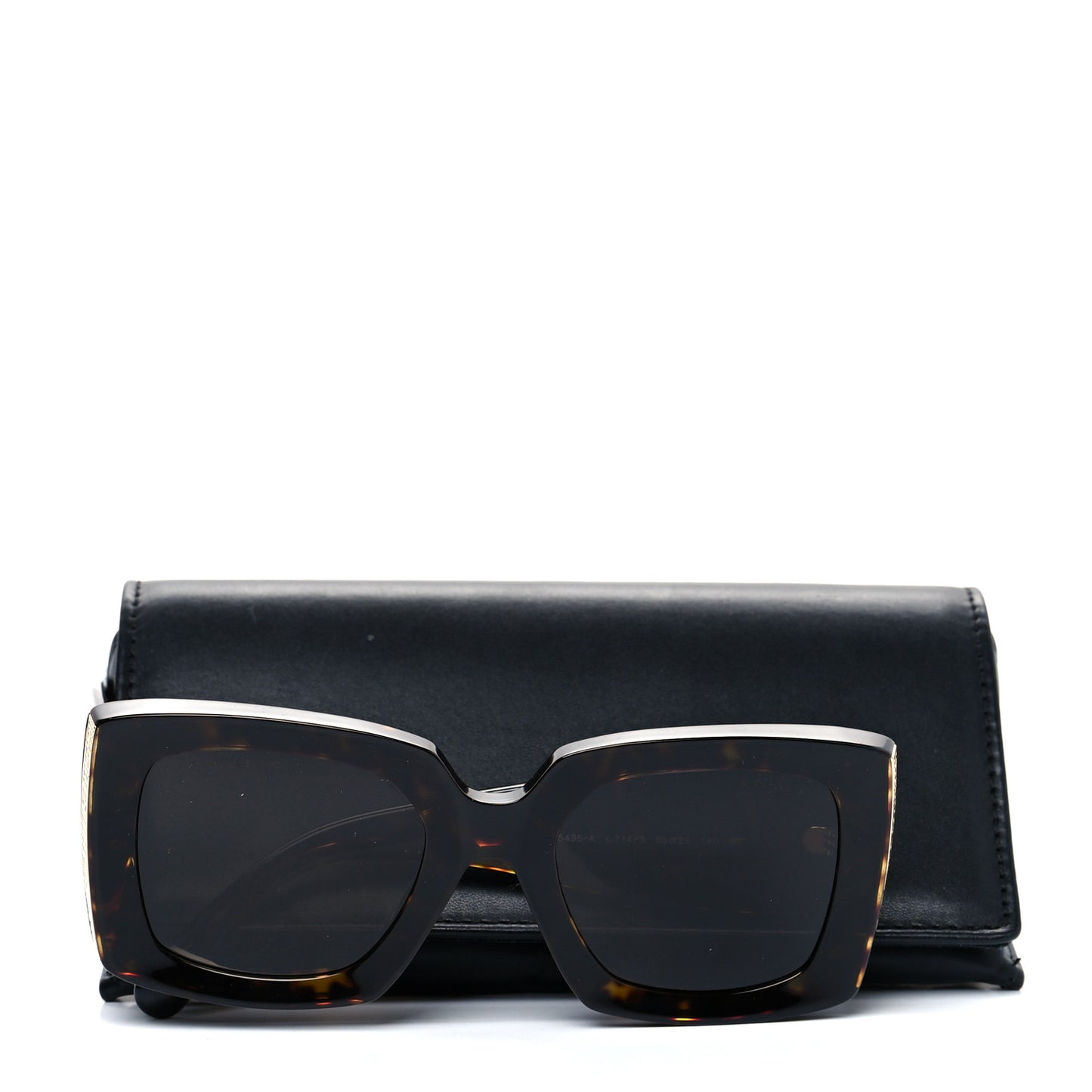 Acetate Rectangle Sunglasses 5435 Tortoise