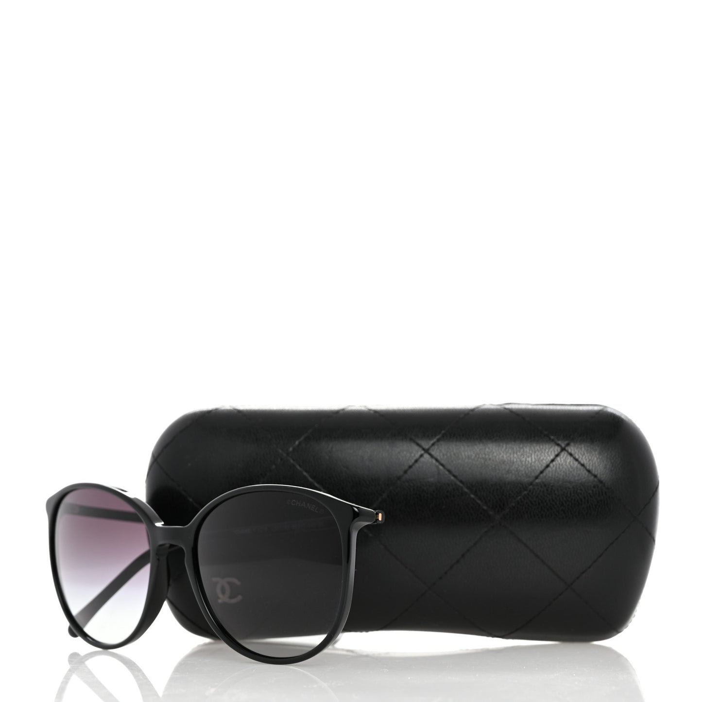 Acetate Round Sunglasses 5278 Black