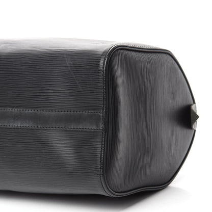 Louis Vuitton Epi Speedy 25 Black 7 of 10
