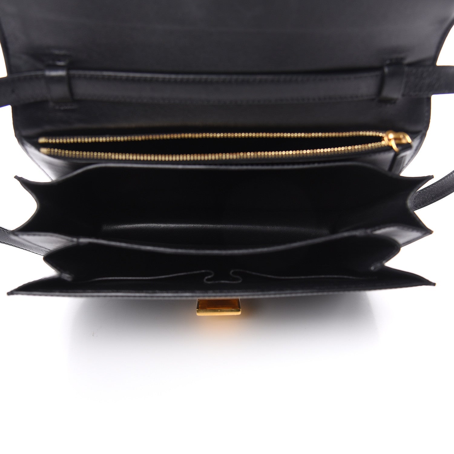 Celine Box Calfskin Medium Classic Box Flap Bag Black 5 of 13