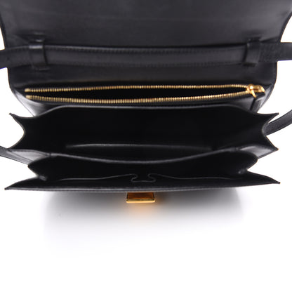Celine Box Calfskin Medium Classic Box Flap Bag Black 5 of 13