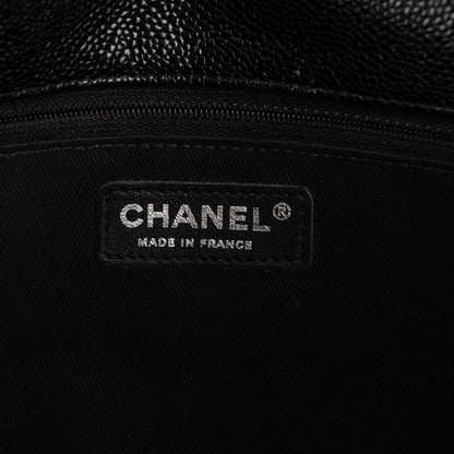 Chanel Grained Calfskin Medium Natural Beauty Flap Black 6 of 9