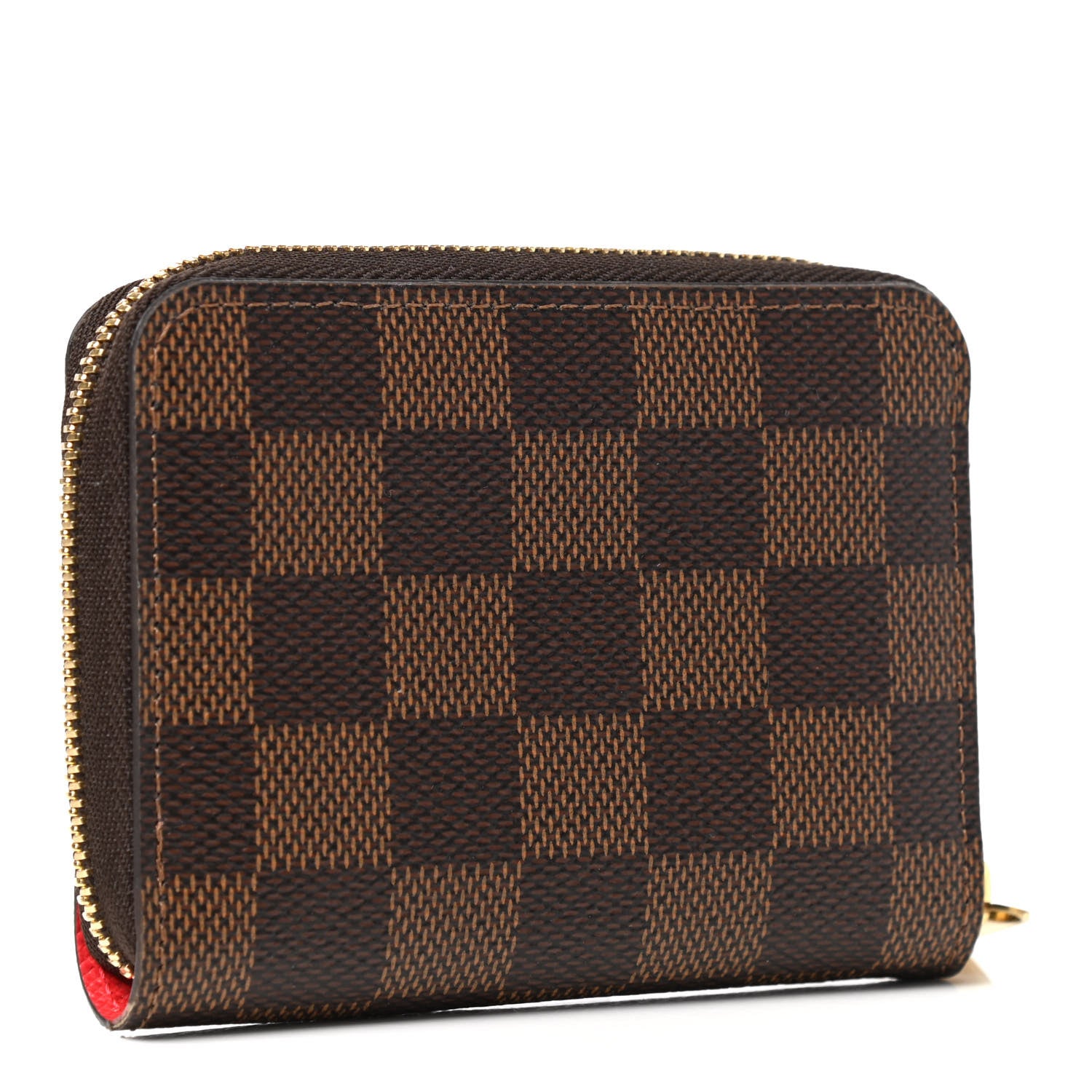 Louis Vuitton Damier Ebene 2021 Christmas Animation London Zippy Coin Purse Red 3 of 6