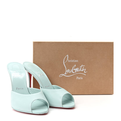 Christian Louboutin Nappa Me Dolly 100 Sandals 41.5 Iceberg 9 of 9