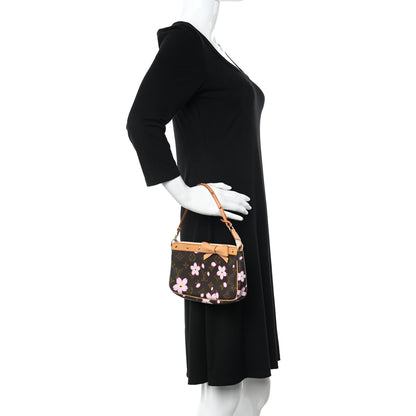 Louis Vuitton Monogram Cherry Blossom Pochette Accessories Brown 2 of 13