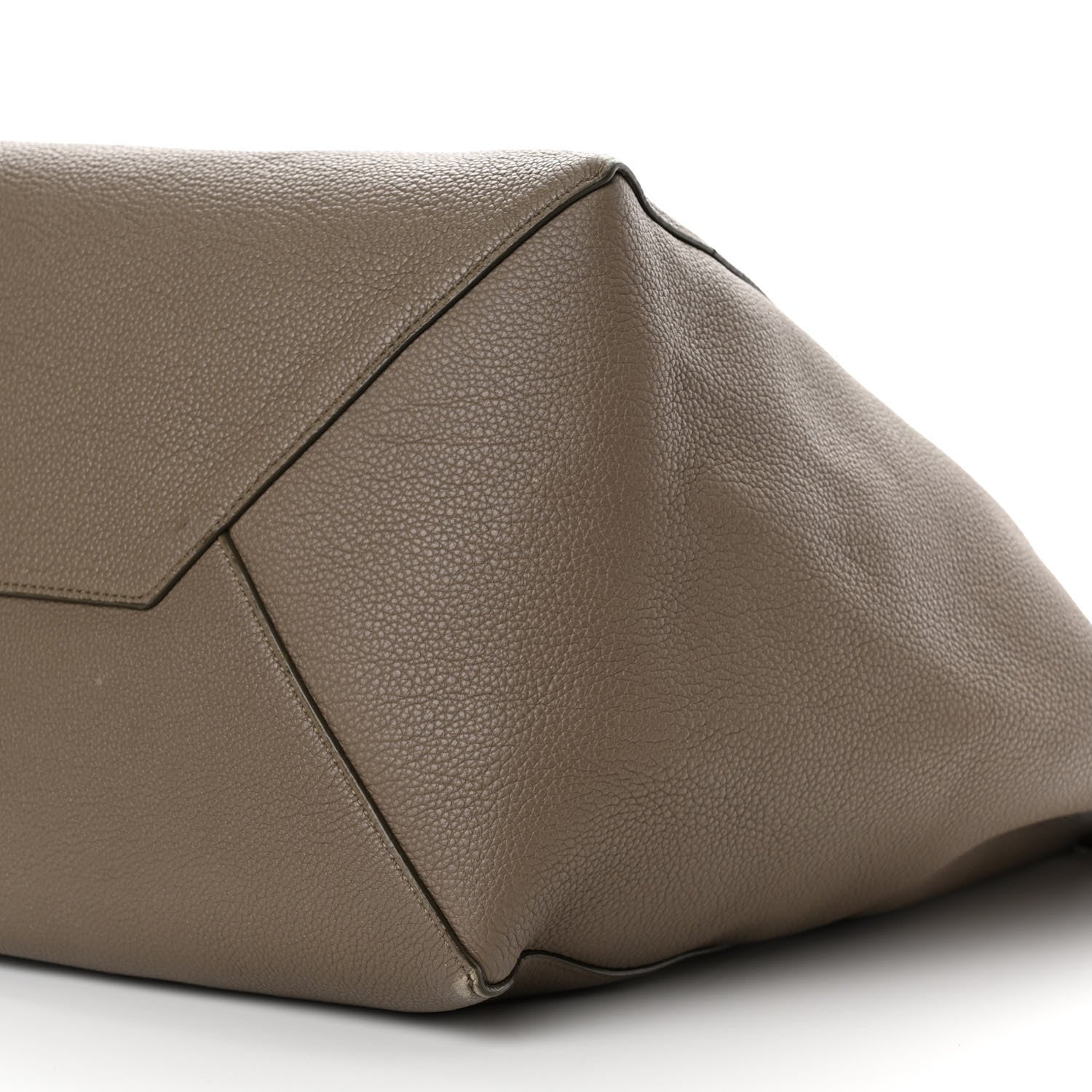 Celine Soft Grained Calfskin Medium Belt Cabas Phantom Taupe 10 of 12