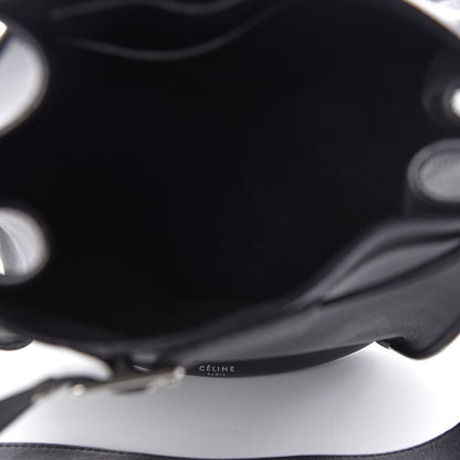 Celine Smooth Calfskin Long Strap Big Bucket Bag Black 5 of 12