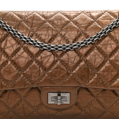 Chanel Metallic Aged Calfskin Quilted 2.55 Reissue 226 Flap Dark Copper 15 of 15