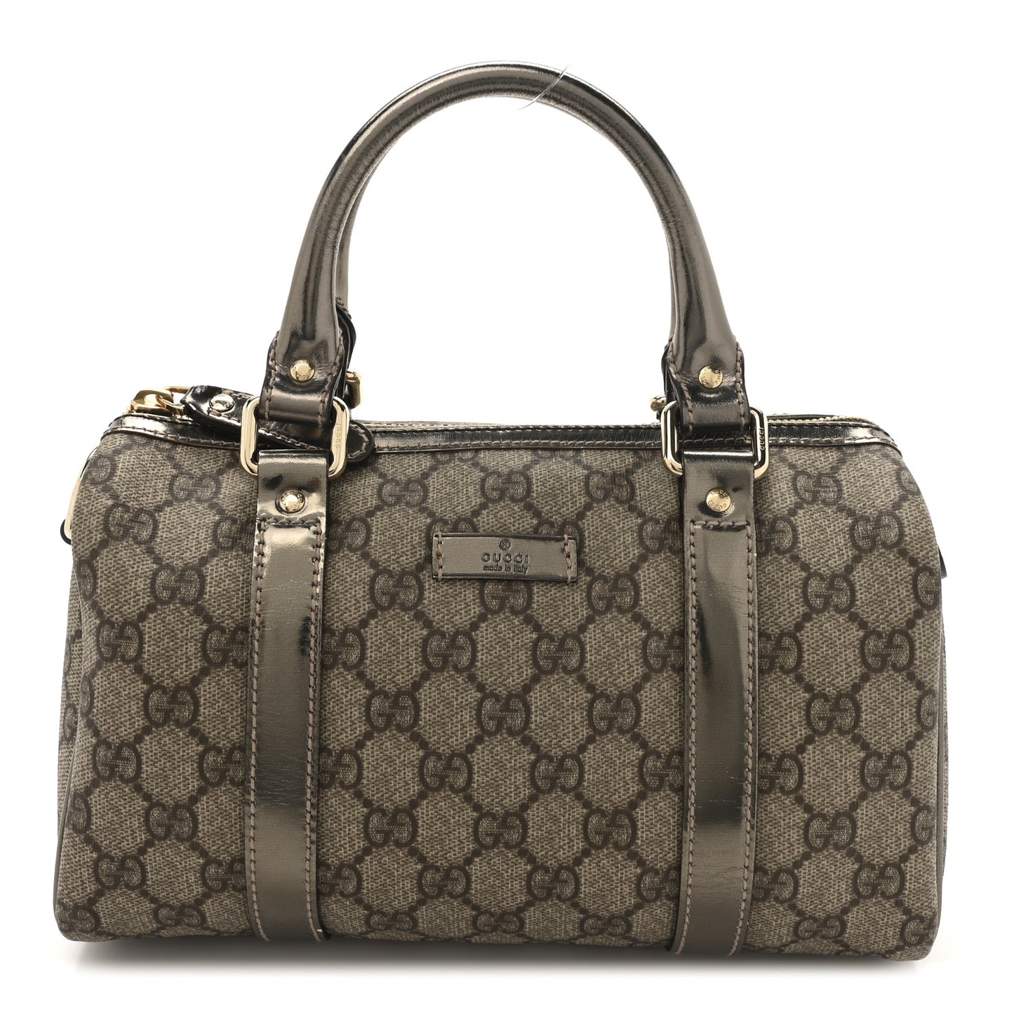 GG Plus Monogram Small Joy Boston Metallic