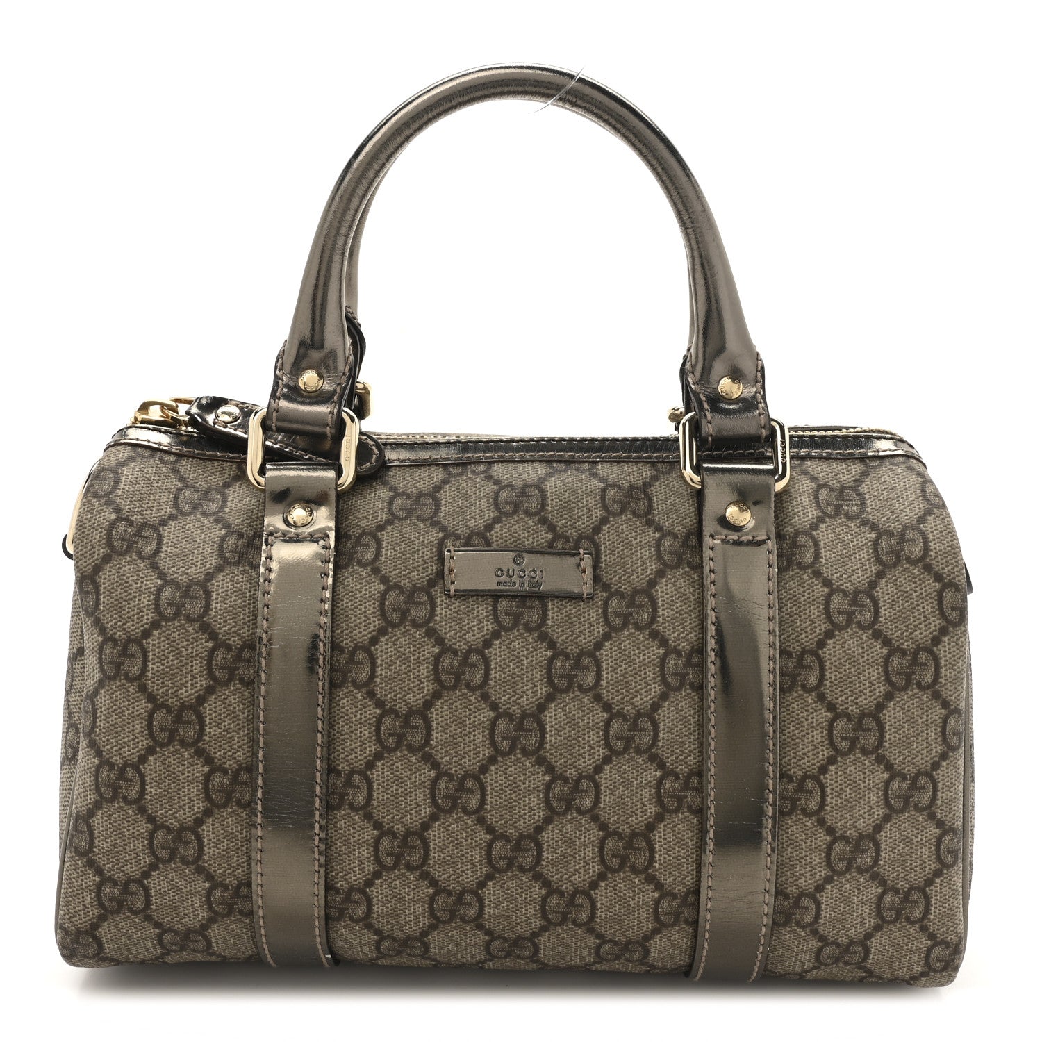 Gucci GG Plus Monogram Small Joy Boston Metallic 1 of 16
