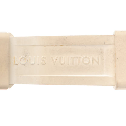 Louis Vuitton Stainless Steel Rubber Mother of Pearl 34mm Tambour Lovely Cup Quartz Watch 7 of 10