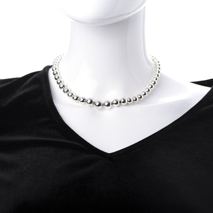 Tiffany Sterling Silver HardWear Graduated Ball Necklace 2 of 4