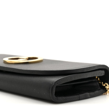Gucci Roxy Calfskin Blondie Continental Chain Wallet Black 10 of 11