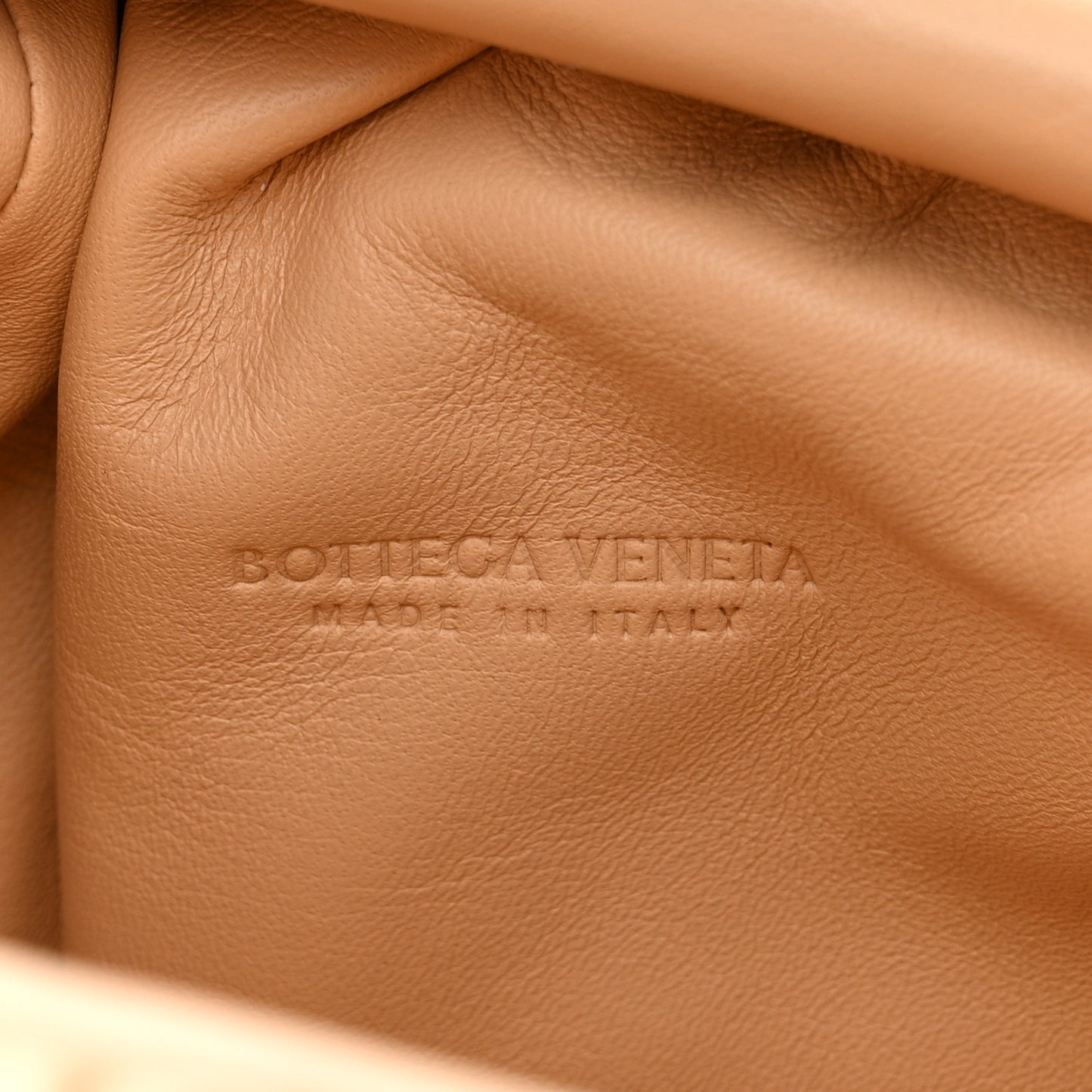 Butter Calfskin The Mini Pouch Almond