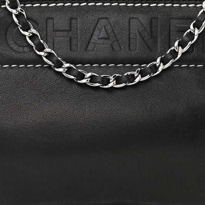 Chanel Lambskin Lax Pochette Black 8 of 10