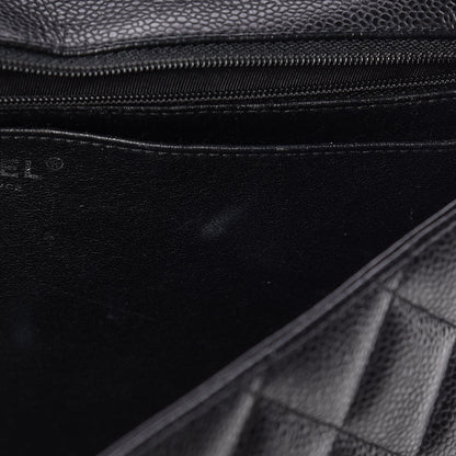 Chanel Caviar Quilted Jumbo Single Flap Black 15 of 16