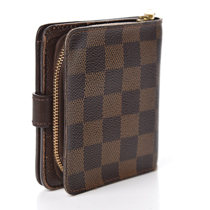 Louis Vuitton Damier Ebene Zippe Zipped Compact Wallet 3 of 14