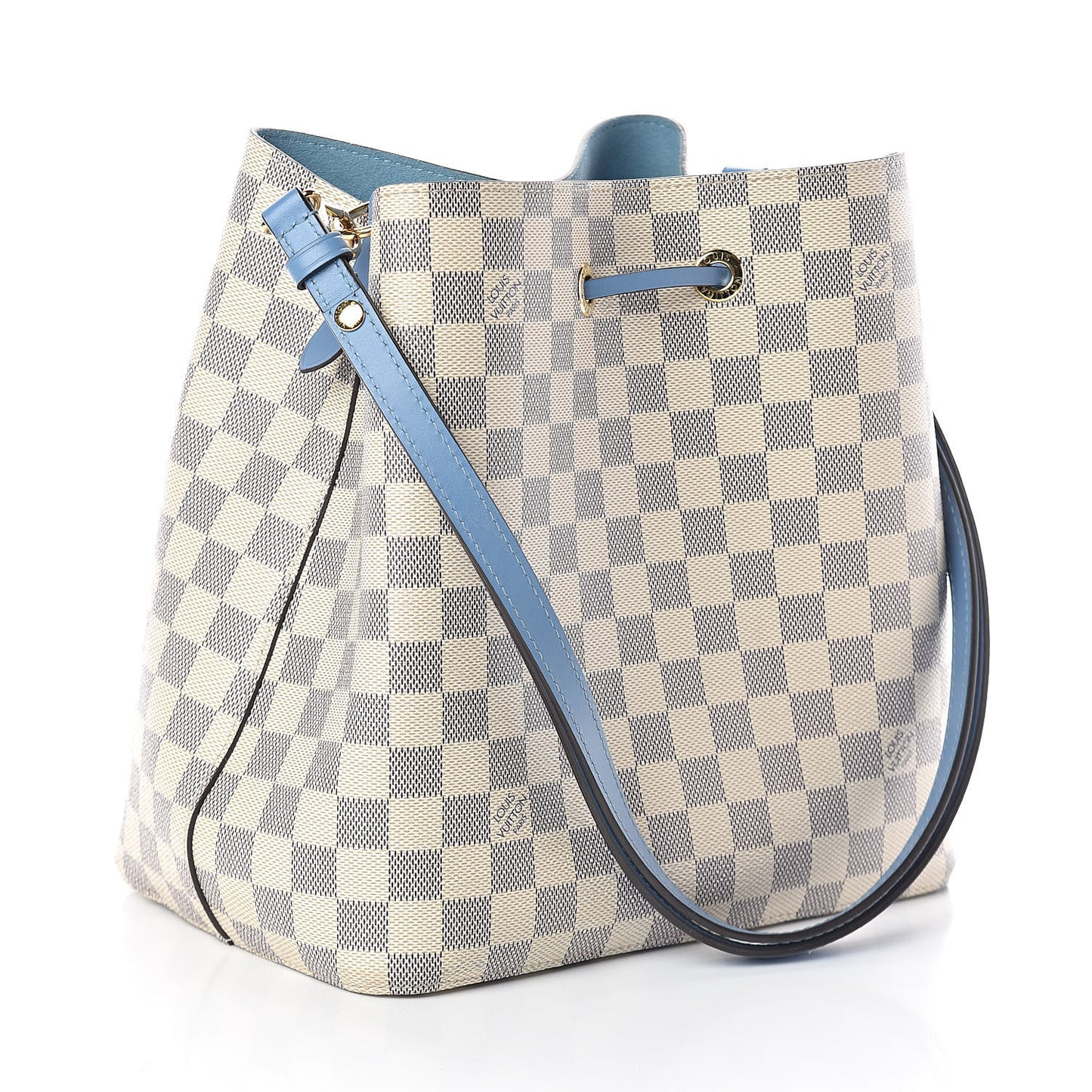 Damier Azur Neonoe MM Bleuet