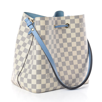 Louis Vuitton Damier Azur Neonoe MM Bleuet 3 of 10