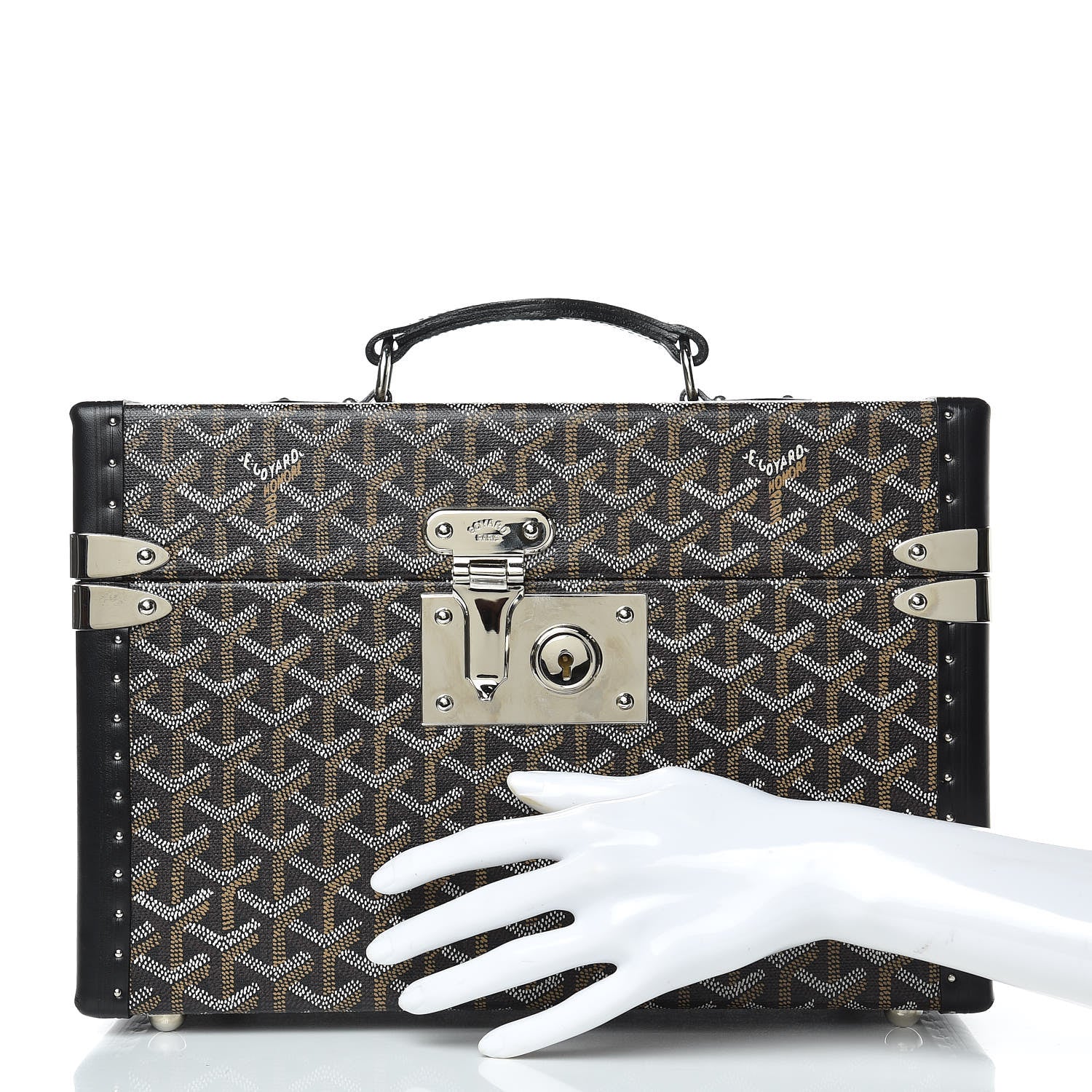 Goyard Goyardine Sardaigne Train Case Black 2 of 13