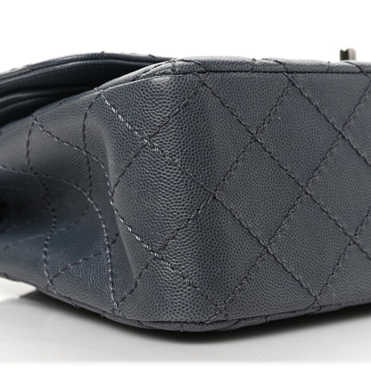 Chanel Caviar Quilted Jumbo Double Flap Grey 7 of 8