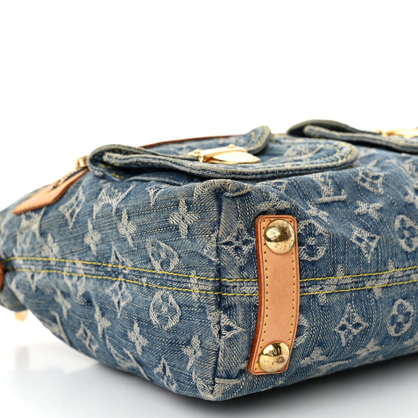 Monogram Denim Baggy PM Blue