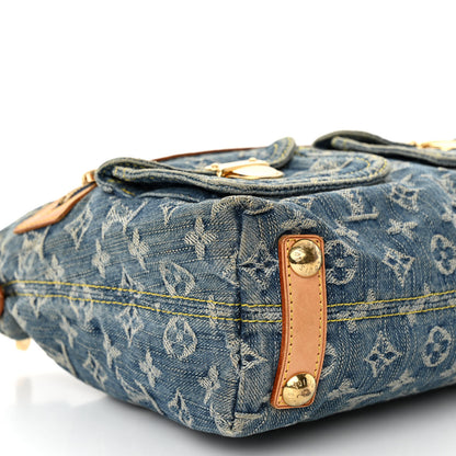 Louis Vuitton Monogram Denim Baggy PM Blue 8 of 10