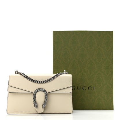 Gucci Textured Calfskin Crystal Small Dionysus Shoulder Bag Mystic White 12 of 12