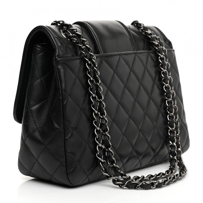 Chanel Lambskin Quilted Elementary Chic Flap Black 3 of 10