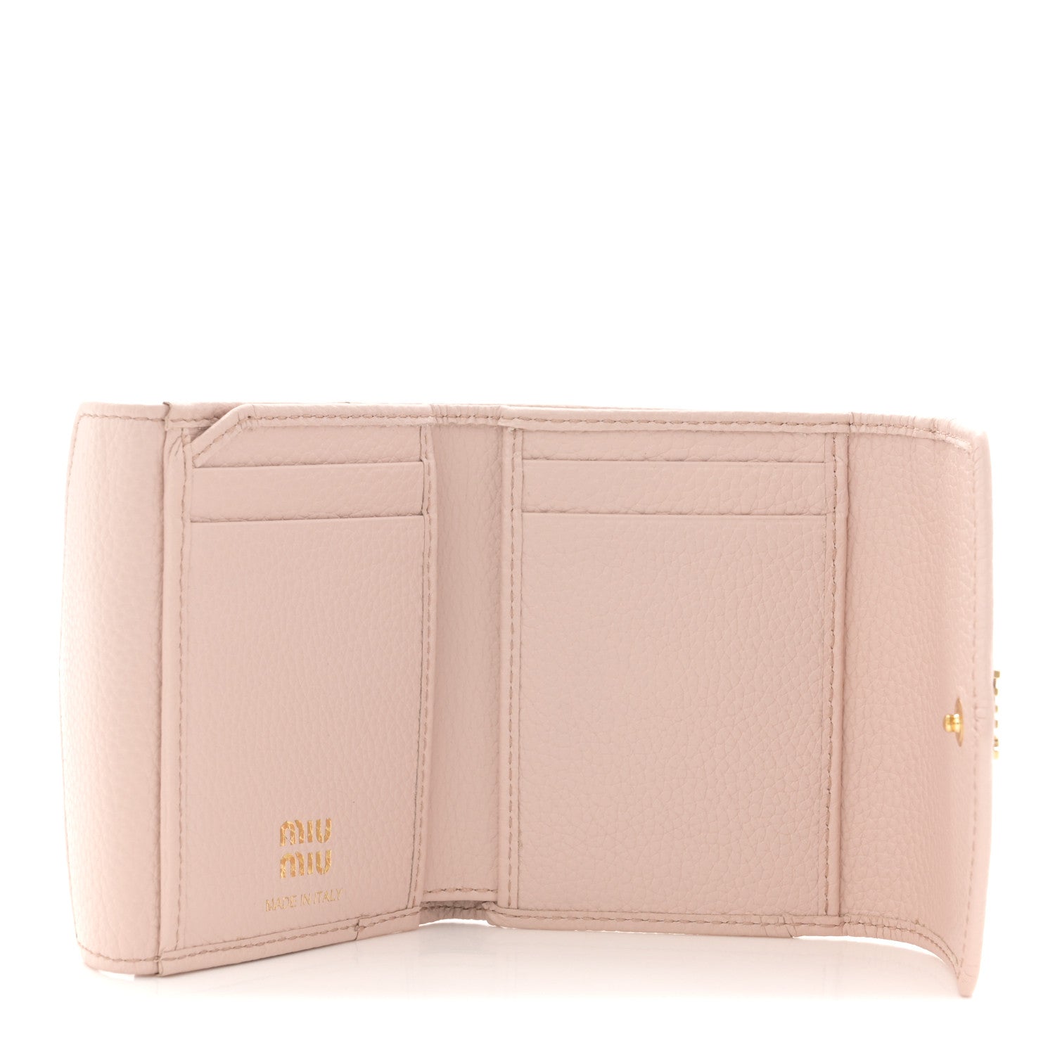 Miu Miu Vitello Daino Card Holder Wallet Gemma 5 of 8