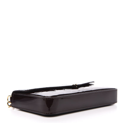 Louis Vuitton Vernis Pochette Felicie Chain Wallet Amarante 3 of 10