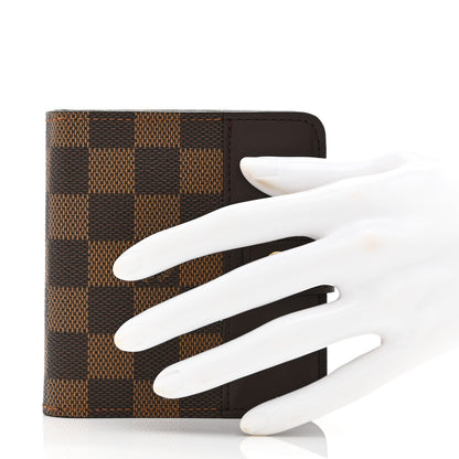 Louis Vuitton Damier Ebene Zippe Zipped Compact Wallet 2 of 8