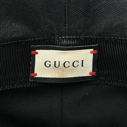 Gucci Monogram GG Canvas Fedora S Black 8 of 10
