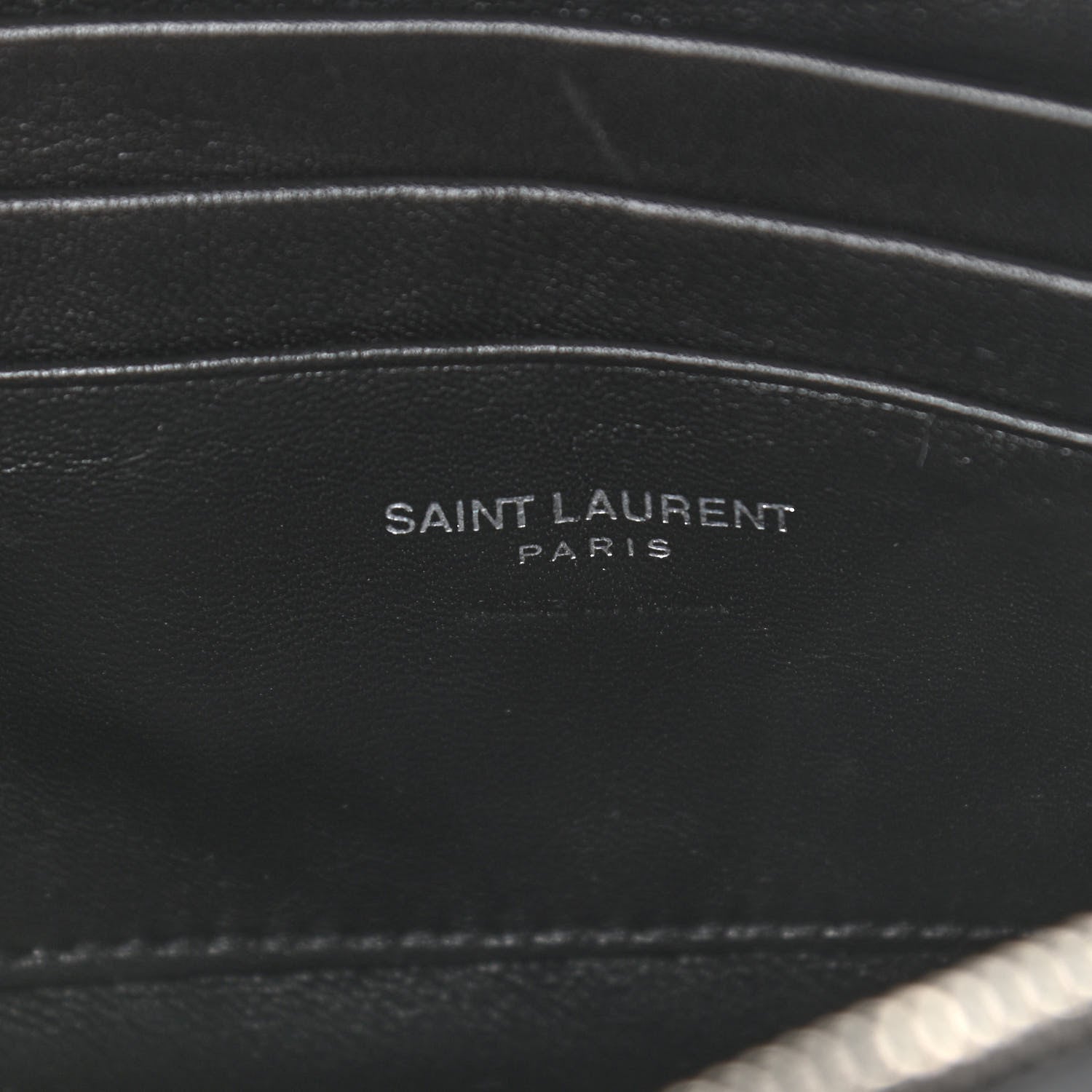 Saint Laurent Grain De Poudre Matelasse Monogram Mini Lou Camera Bag Black 6 of 11