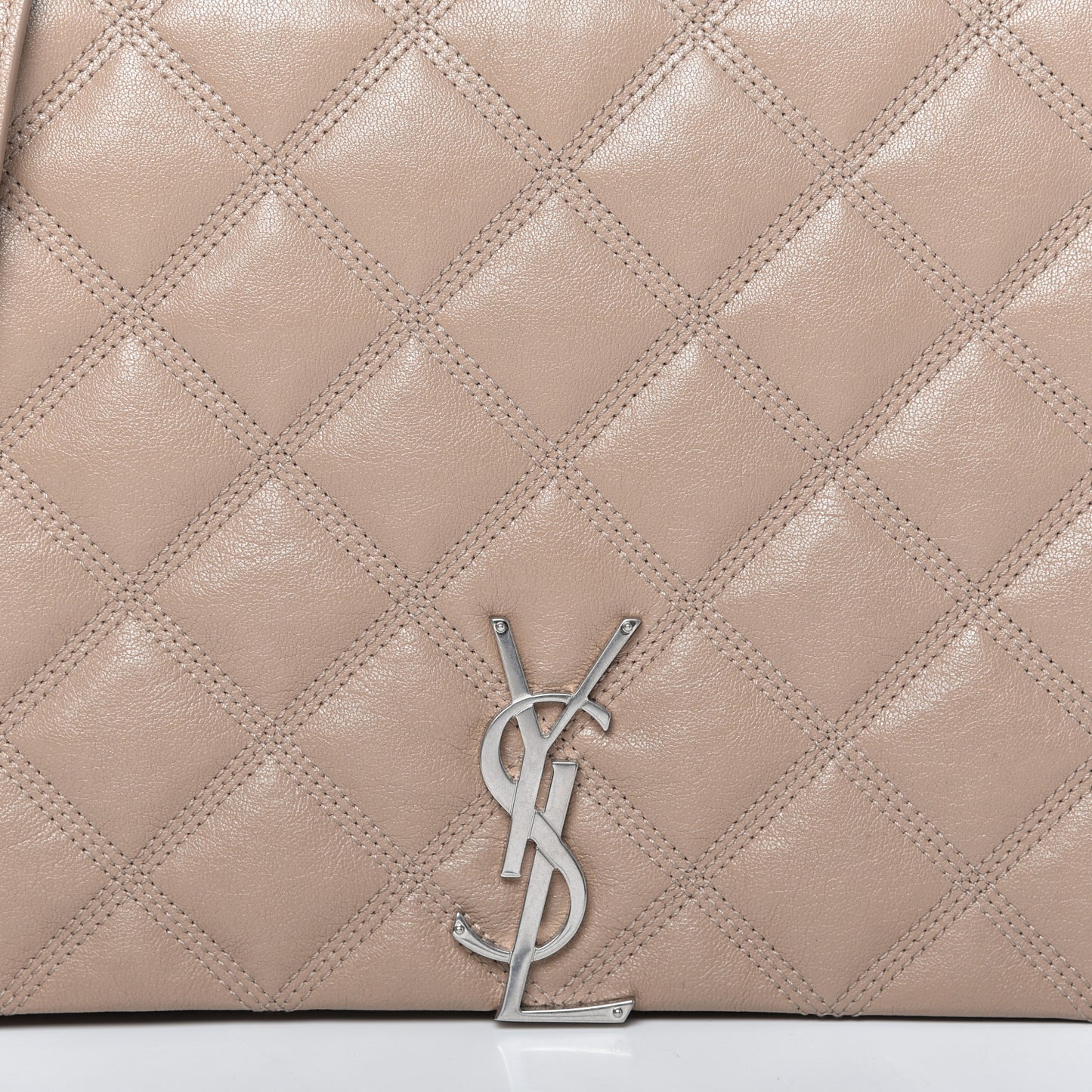 Lambskin Quilted Small Becky Chain Bag Gold Sand