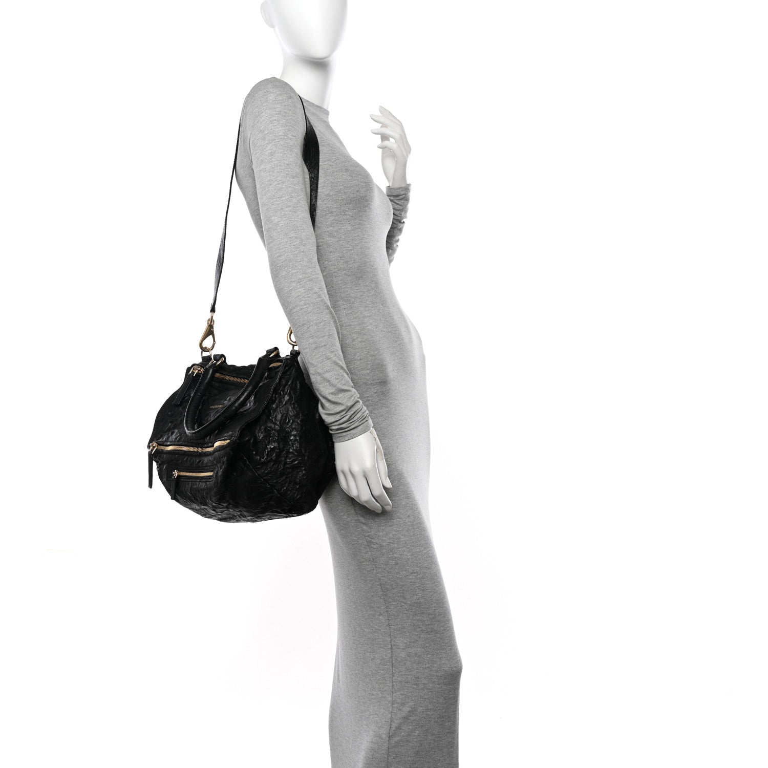 Givenchy Tumbled Sheepskin Medium Pandora Black 2 of 16