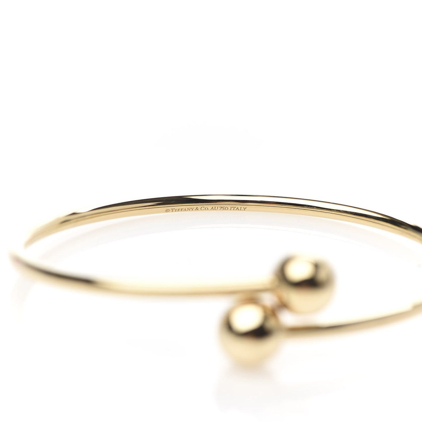 18K Yellow Gold 8mm HardWear Ball Bypass Bracelet
