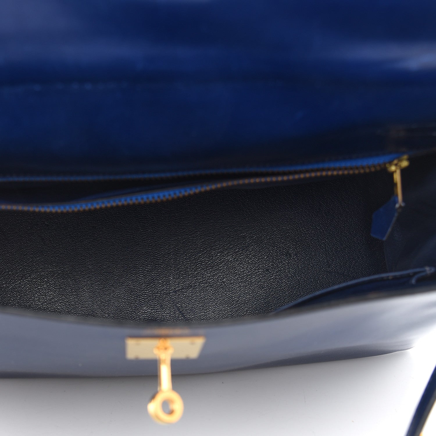 Hermes Box Kelly Retourne 32 Bleu Saphir 5 of 15