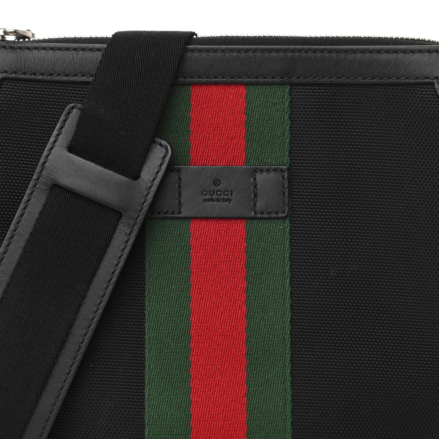 Gucci Canvas Web Messenger Bag Black 10 of 10