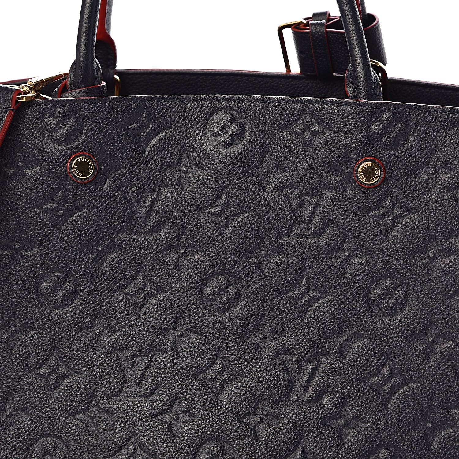 Louis Vuitton Empreinte Montaigne GM Marine Rouge 10 of 10
