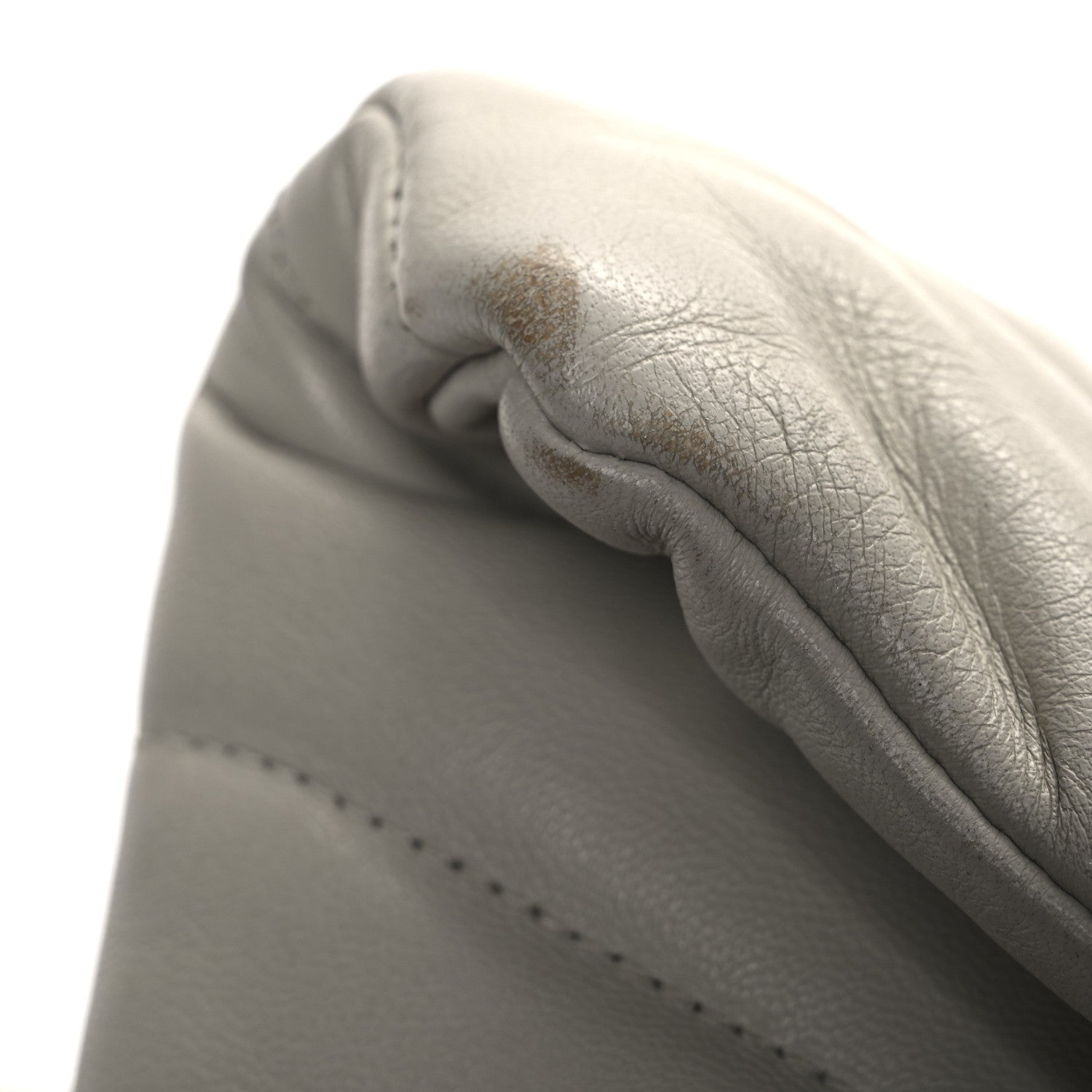 Saint Laurent Lambskin Quilted Toy Loulou Puffer Monogram Chain Satchel Crema Soft 13 of 17