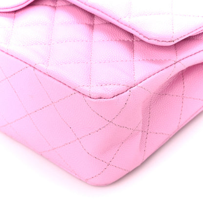 Chanel Caviar Quilted Medium Double Flap Pink 11 of 12
