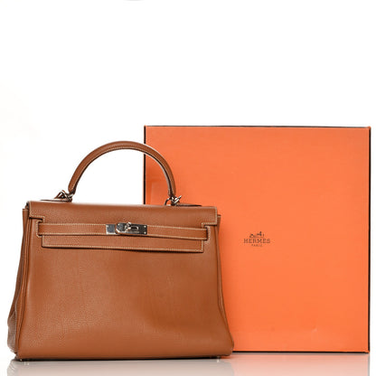 Hermes Togo Kelly Retourne 32 Gold 9 of 32